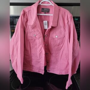 Torrid Pink Denim Jacket